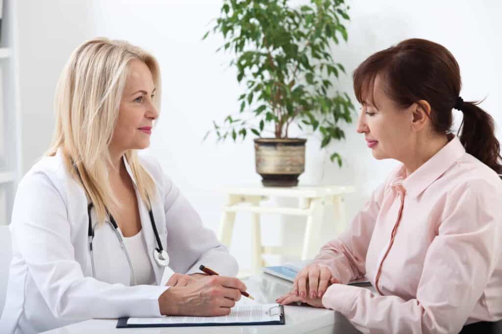 Menopause Treatment Patient Consultation